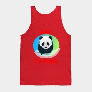 Save The Panda Tank Top